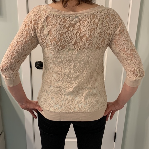 EXPRESS Floral Laced Top! - Picture 5 of 12